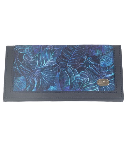 Mobile Spectacle Wallet Set - Blue Leaf