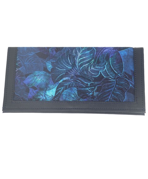 Mobile Spectacle Wallet Set - Blue Leaf