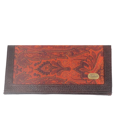 Mobile Spectacle Wallet Set - Maroon Paisley
