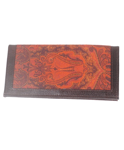 Mobile Spectacle Wallet Set - Maroon Paisley