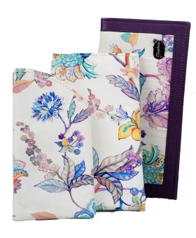 Mobile Spectacle Wallet Set - Lavender Floral