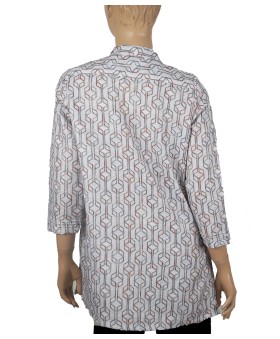 Casual Kurti - Grey Pintuck