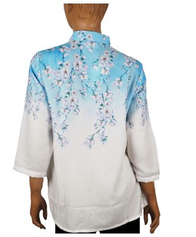 Casual Kurti - Blue Floral