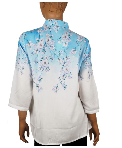 Casual Kurti - Blue Floral