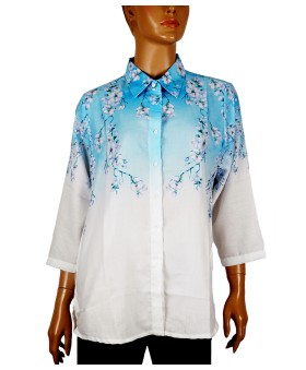 Casual Kurti - Blue Floral