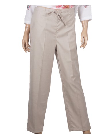 Cotton Crop Pant - Beige