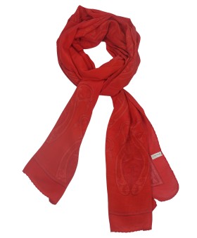 Crepe Silk Scarf - Paisley
