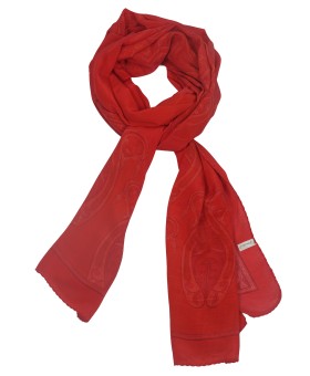 Crepe Silk Scarf - Paisley