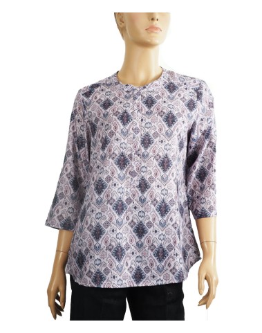 Casual Kurti - Lavender Ikat