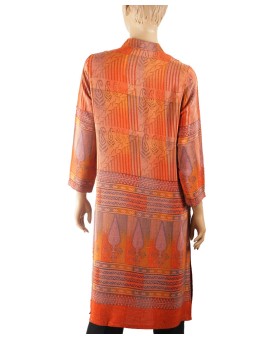 Tunic - Orange Paisley