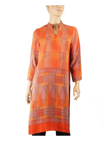 Tunic - Orange Paisley