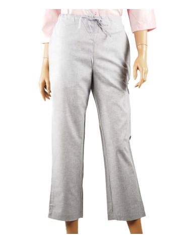 Cotton Crop Pant - Grey