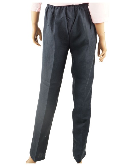 Linen Pant - Navy Blue