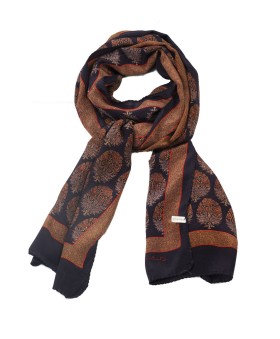 Crepe Silk Scarf - Big Tree Patch