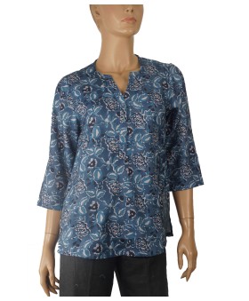 Casual Kurti - Denim Blue 