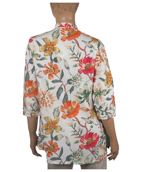 Casual Kurti - Pink Floral