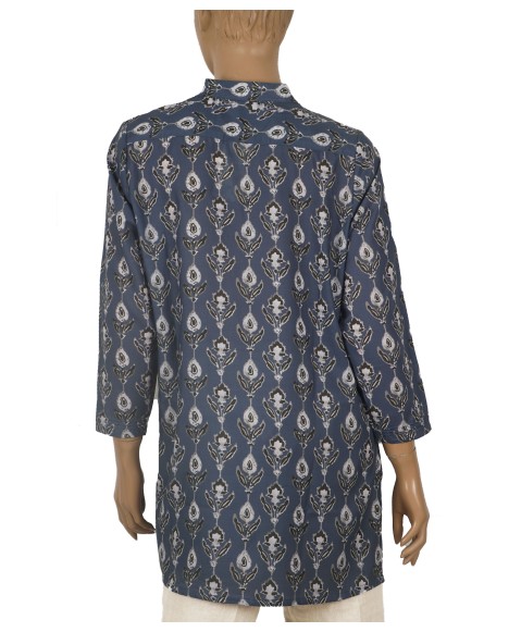 Casual Kurti- Midnight Bloom printed Kurti Casual Kurti- Midnight Bloom printed Kurti