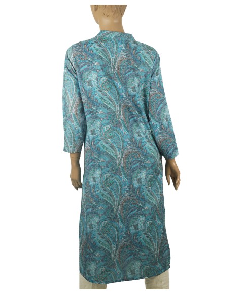Tunic - Aqua Blue Paisley Tunic - Aqua Blue Paisley