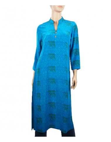 Tunic - Blue Patchwork