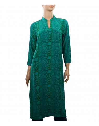 Tunic - Green Floral Patchwork