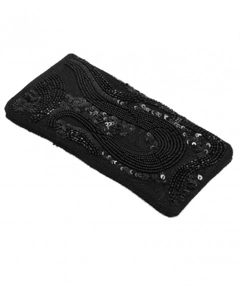 Mobile Case - Black Embroidered