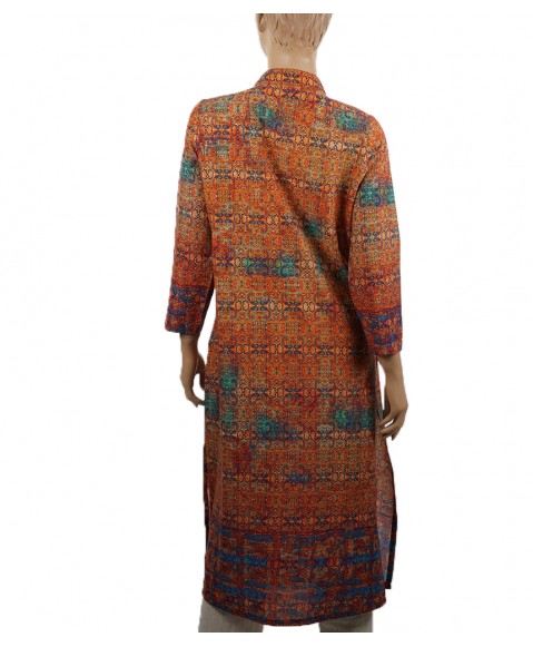 Tunic - Orange Paisley