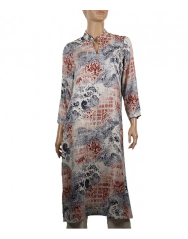 Tunic - Navy Blue Paisley