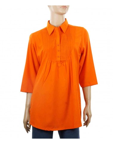 Casual Kurti - Plain Orange