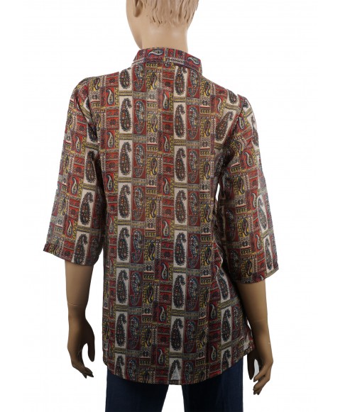 Casual Kurti - Paisley Patchwork