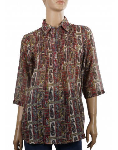 Casual Kurti - Paisley Patchwork