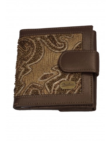 Folding Wallet - Gold Embroidered 