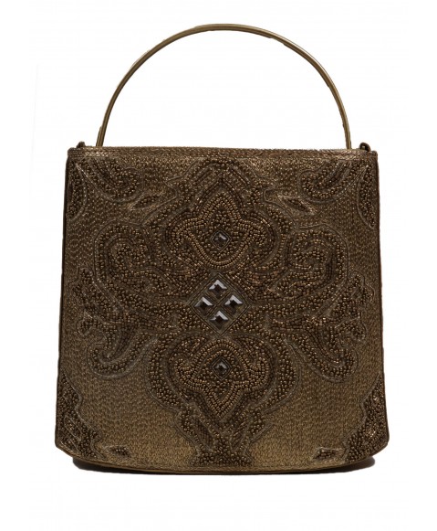 Manar Bag - Golden Embroidered