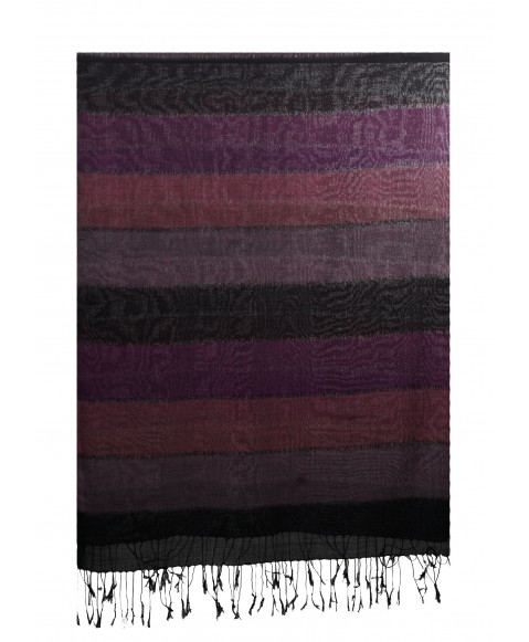 Missing Stripe Stole - Shades of Purple