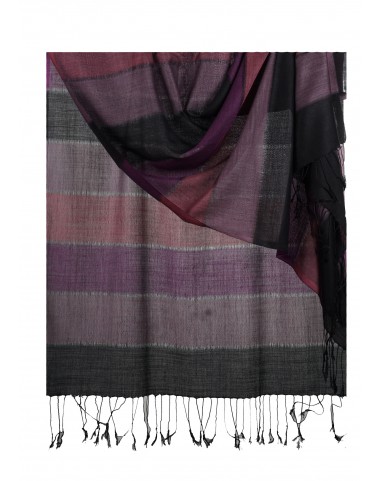 Missing Stripe Stole - Shades of Purple