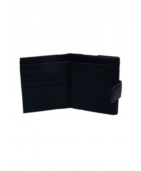 Folding Wallet - Navy Embroidered 