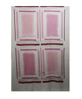 Printed Stole - Pink Lines