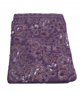 Long Theli - Lavender Embroidered