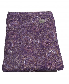 Long Theli - Lavender Embroidered