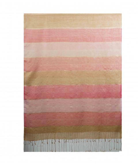 Missing Stripe Stole - Shades of Dusty Pink
