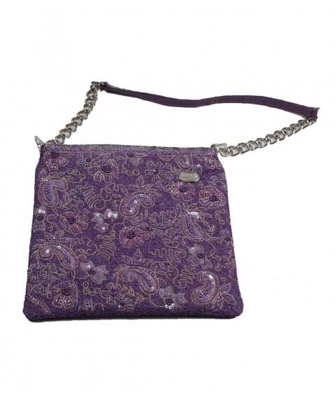 Square Theli - Lavender Embroidered