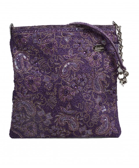 Square Theli - Lavender Embroidered