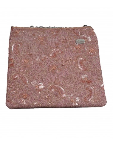 Square Theli - Baby Pink Embroidered