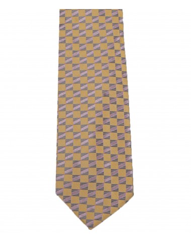 Woven Tie - Yellow Checks