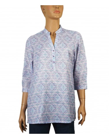 Casual Kurti - Lavender Ethical Print