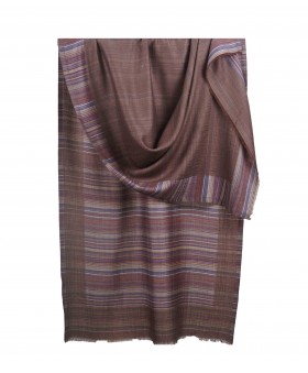 Plain Stole - Dark Brown