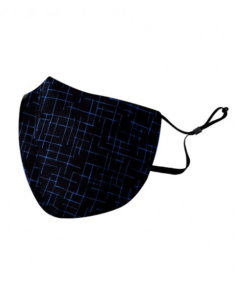 Fashion Accessories - Blue Lines On Black