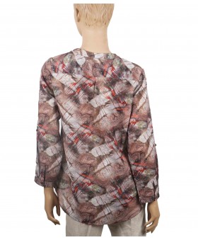 Casual Kurti - Brown Rust