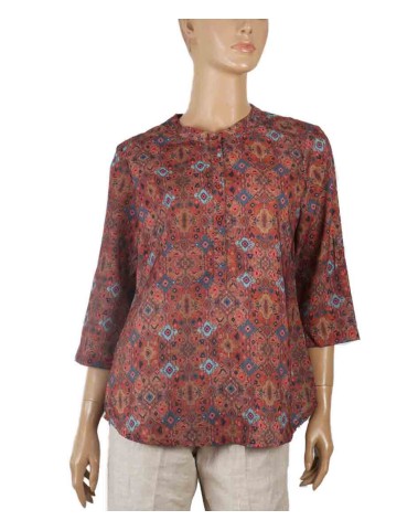 Casual Kurti - Brown Ikat