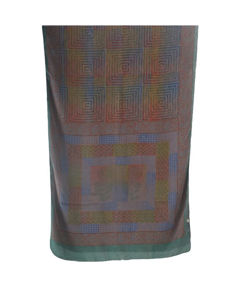 Crepe Silk Scarf - Abstract