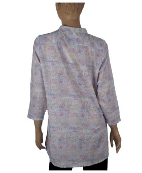 Casual Kurti - Lilac Flowers